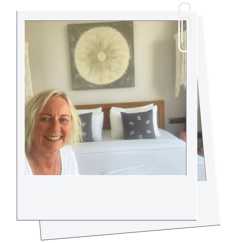 Canggu Bali wellness retreat setting with beachfront views and fresh nourishing food